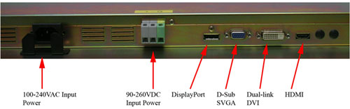 TR-LCD2700-V 15U Vertical Rack Mount 27