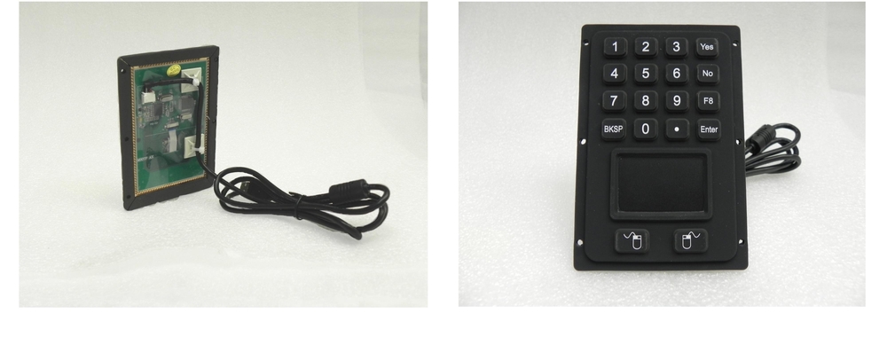 Industrial USB Keypad/Touchpad Data Entry Device