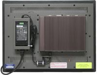 fanless industrial PC back