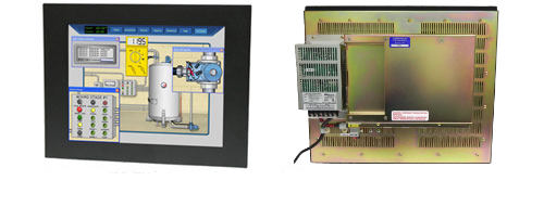 TR-LCD1500-ITX-W11 Rack or Panel Mount Industrial Computer With 15 TFT LCD Touch Screen TFT LCD Touch Screen