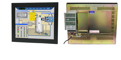 TR-LCD1900-ITX-i7 Rack or Panel Mount Industrial Computer With 19 TFT LCD Touch Screen TFT LCD Touch Screen