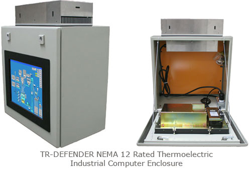 TR-DEFENDER NEMA 12 Rated Thermoelectric Industrial Computer Enclosure